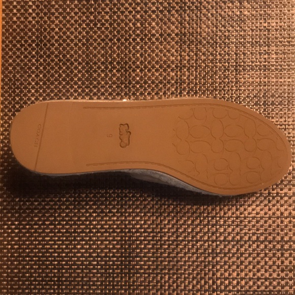 COACH SUEDE SIGNATURE ESPADRILLES - Picture 7 of 7